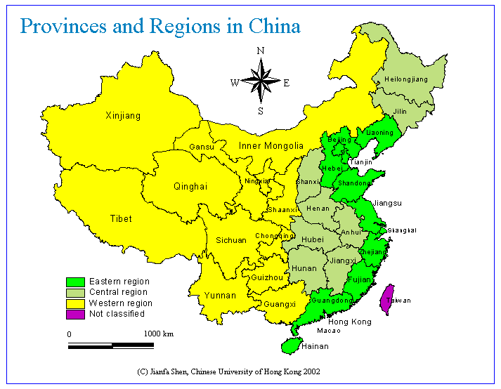 Map of China